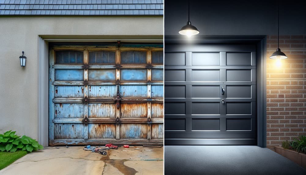 Garage door work in Acton