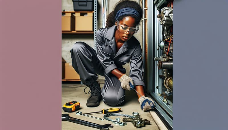 Garage Door Cable Repair in Belmont