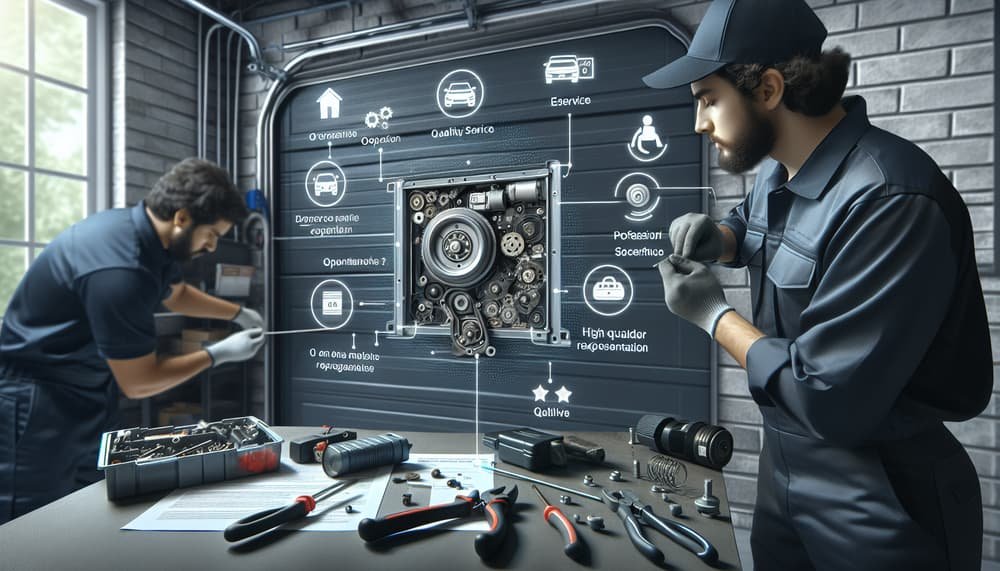 Garage door work in West Medford