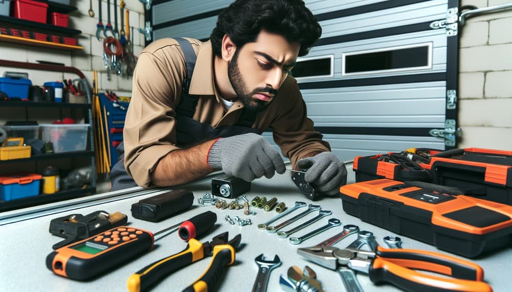Garage door work in Belmont