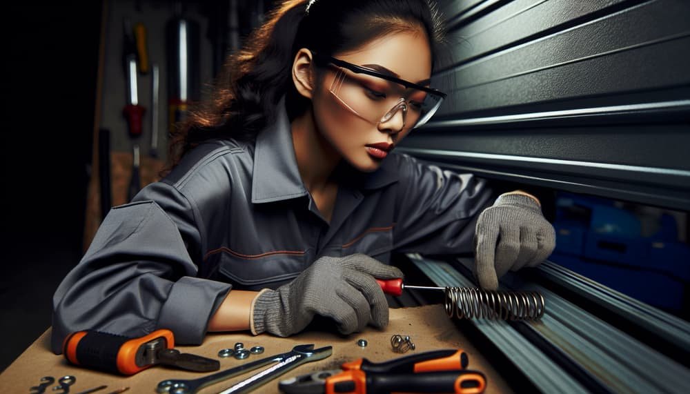 Garage door work in Quincy